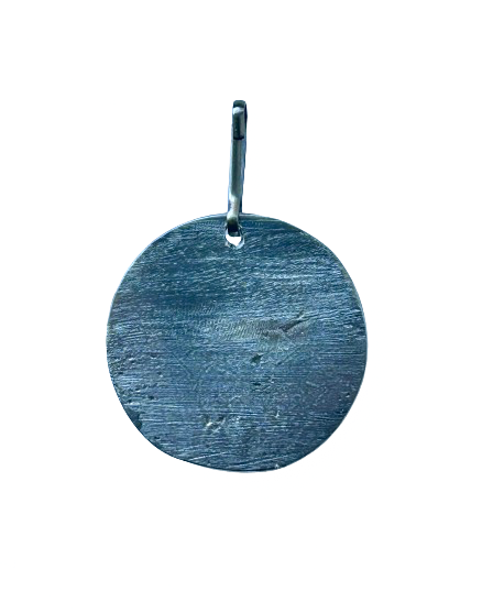 Round Headdress Zipper Pull - Indian Motorcycle headdress design zipper pull - Pewter Indian Headdress zipper tag