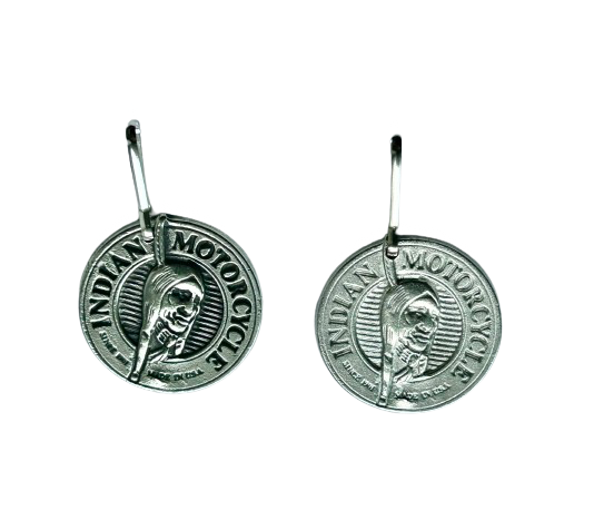 Indian Motorcycle Zipper Pull - Vintage Jeans Design