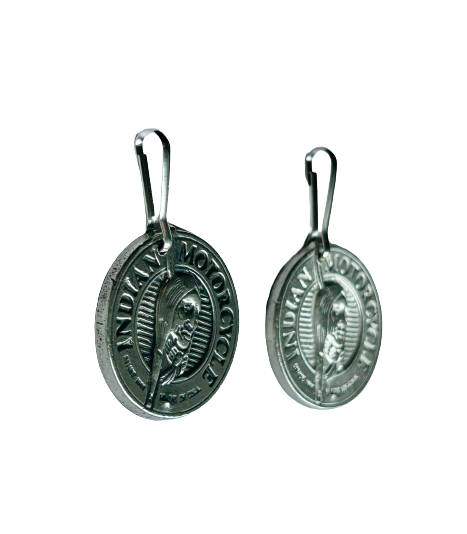 Indian Motorcycle Zipper Pull - Vintage Jeans Design