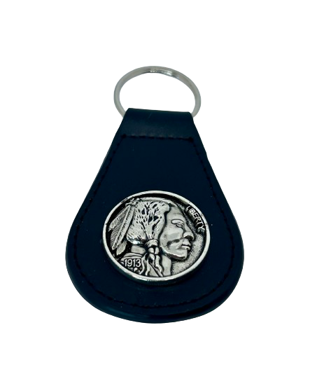 Indian Buffalo Liberty Nickel Key Tag