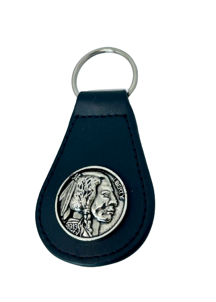 Indian Buffalo Liberty Nickel Key Tag