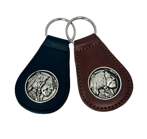 Indian Buffalo Liberty Nickel Key Tag