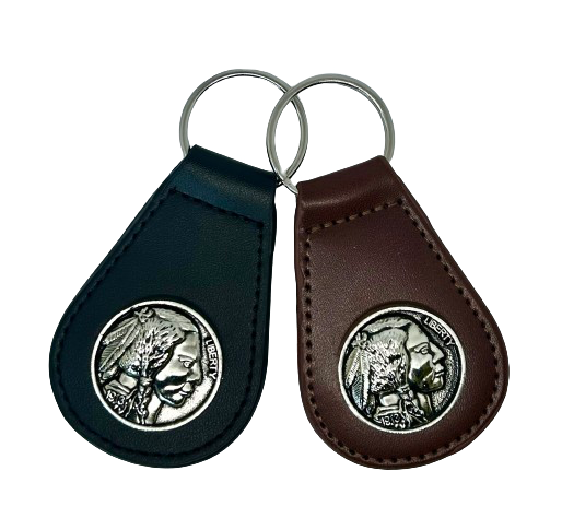 Indian Buffalo Liberty Nickel Key Tag