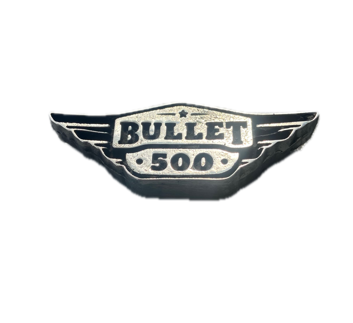Royal Enfield Winged Bullet 500 Licence Plate Bolt Cover - Solid Pewter - Indian Motorcycle Riders Memorabilia
