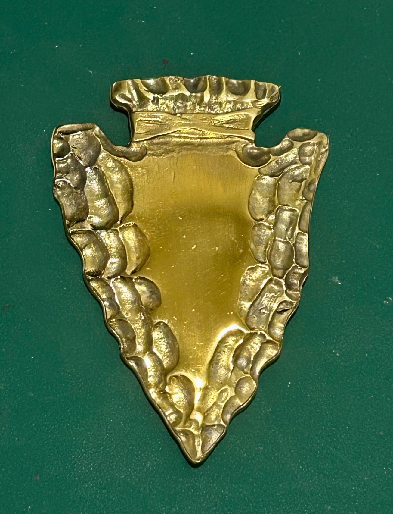 Gold plated Indian Arrowhead - Indian Motorcycle arrowhead