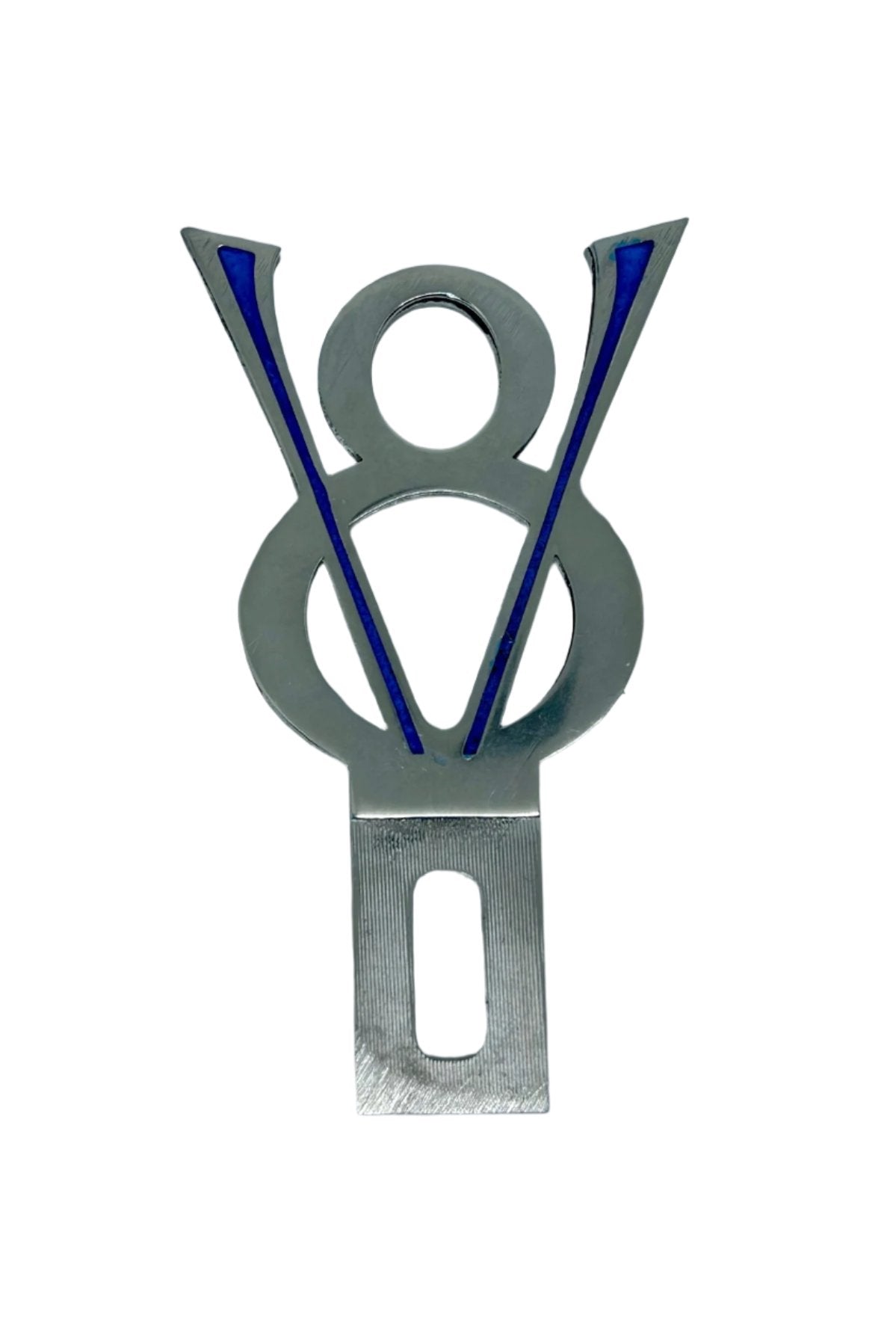 V8 license plate topper