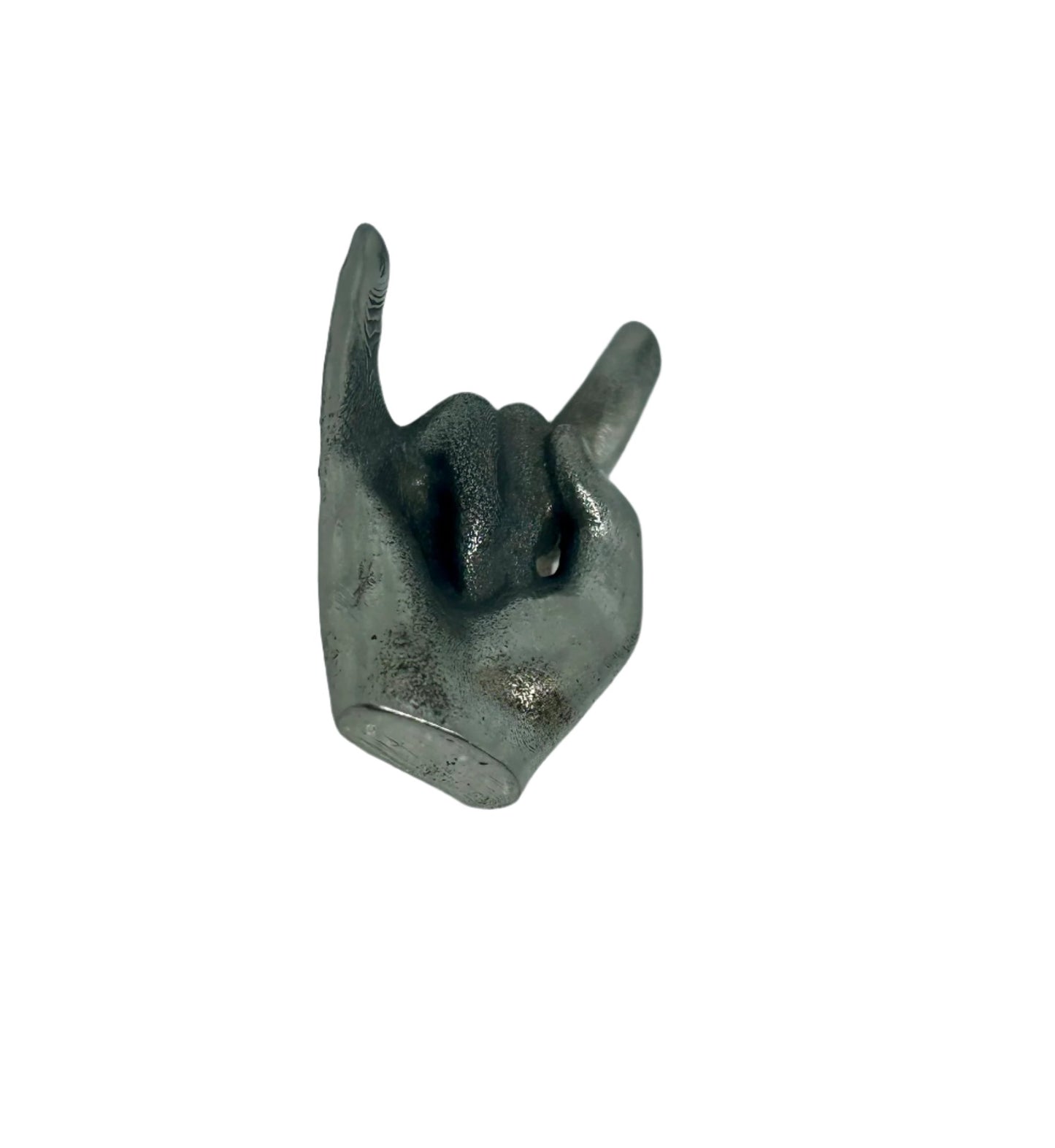 Rock and Roll fingers lapel pin