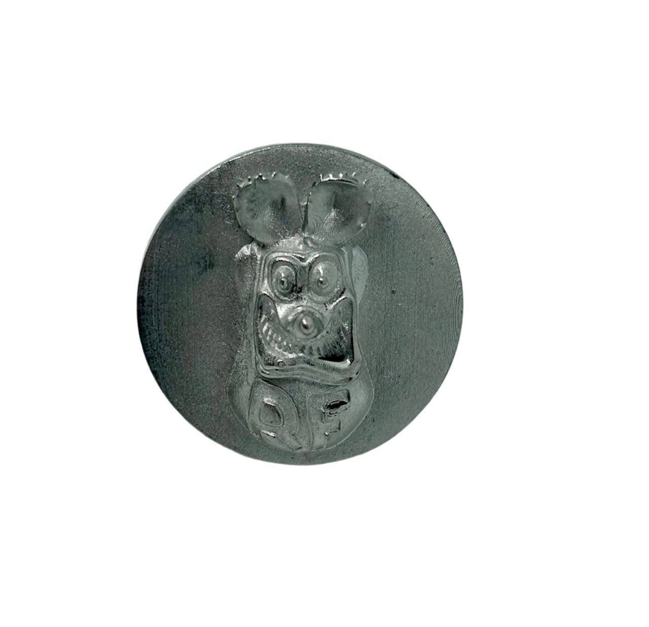 Rat Fink medallion - Ed Roth Rat Fink concho badge - Big daddy Ed Roth round badge