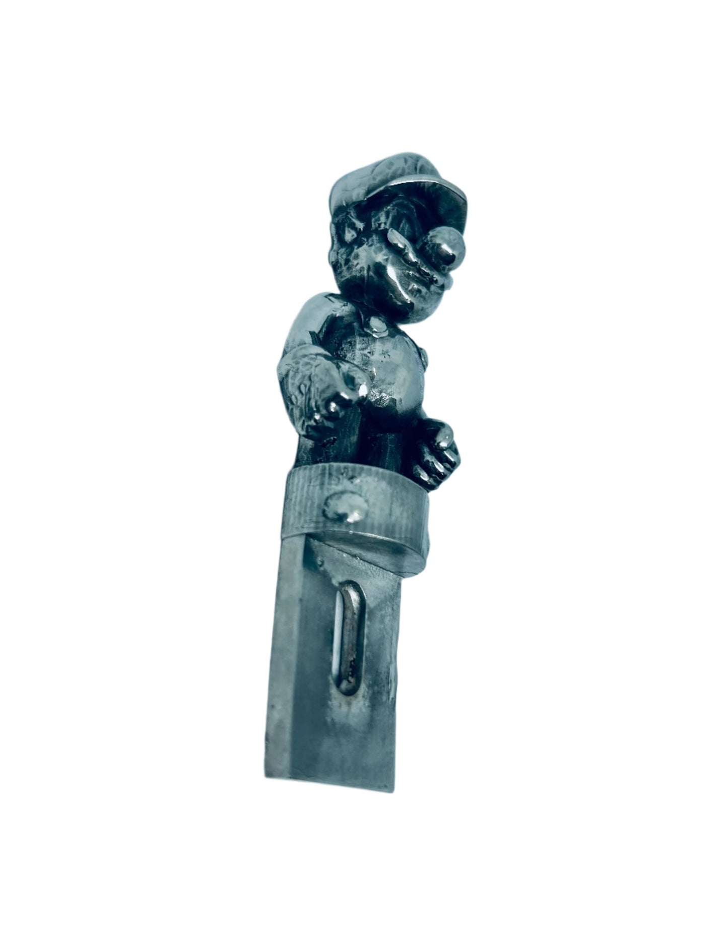 Pewter super Mario plate top