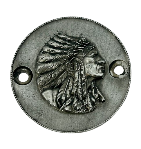Motorcycle horn cover with Geronimo image