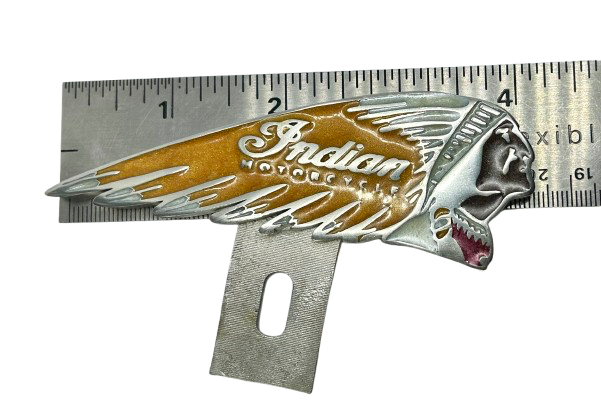 Indian Motorcycle Headdress license plate topper - Indian Logo plate topper
