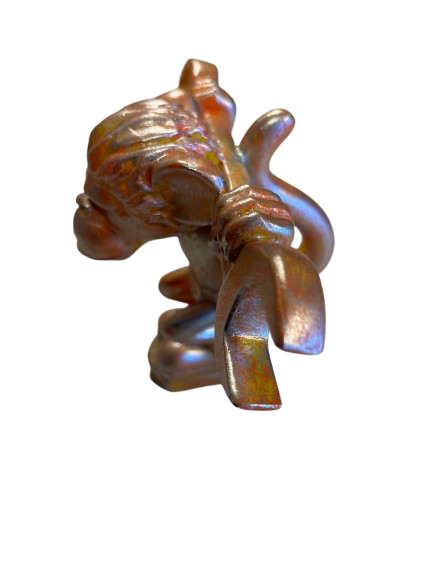 Ape hood ornament - Ape / Monkey wrench resin hood ornament - Silver or Bronze color