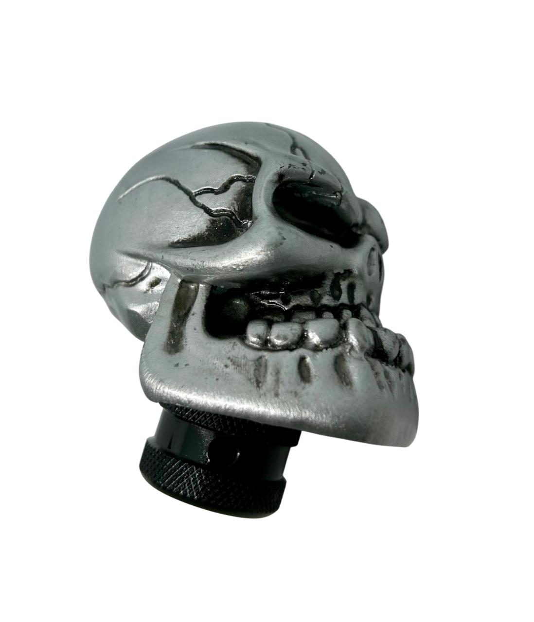 Silver skull shift nob