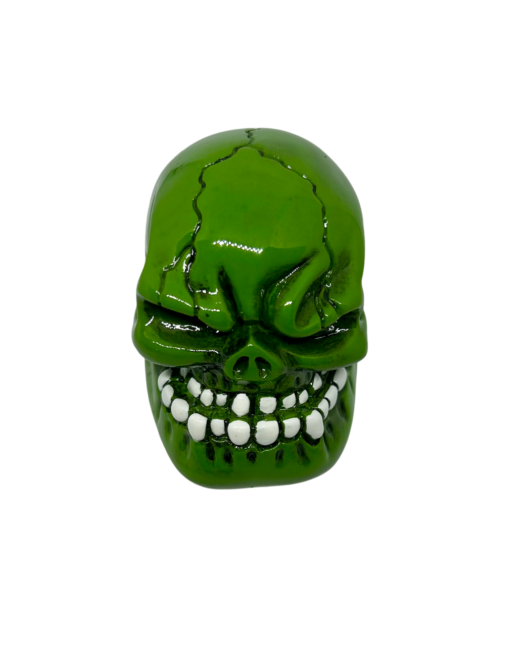 Green skull shifter knob