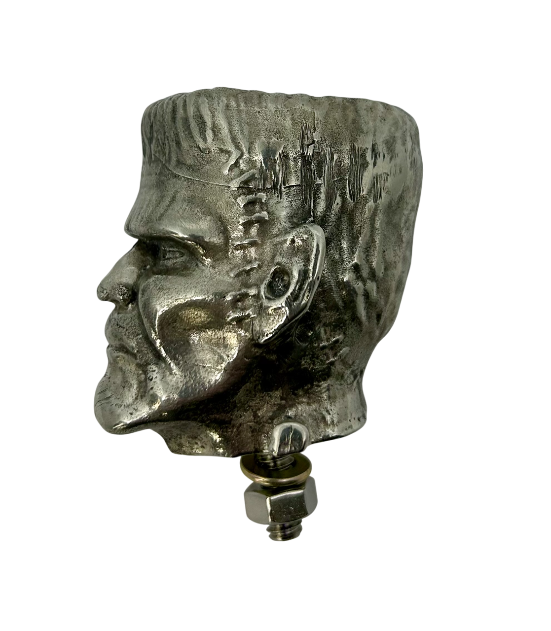 Frankenstein's Monster Hot Rod Hood Ornament