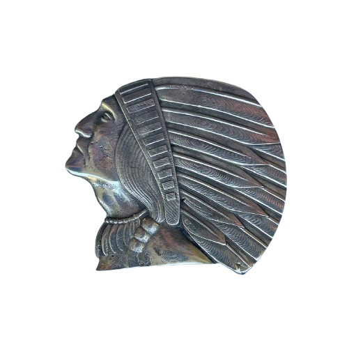 Indian Motorcycle Vintage Headdress Design Medallion