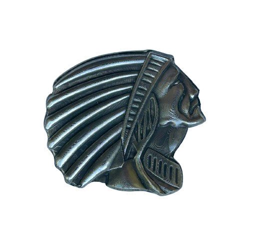 Indian Motorcycle Vintage Headdress Design Medallion