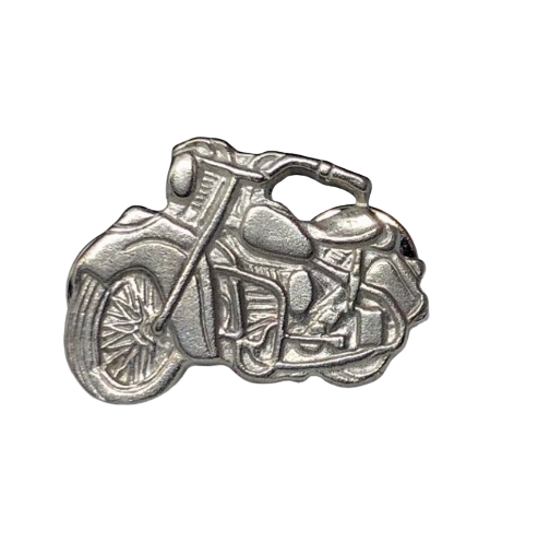 Indian Motorcycle lapel pin - vintage 1970's design - Vintage Indian biker pin - Motorcycle lapel pin made of pewter