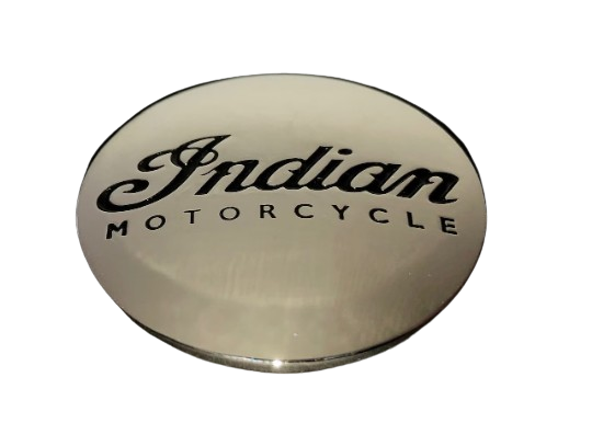 Indian Motorcycle screw-back concho - Indian motorcycle medallion - script style - Gilroy Concho medallion