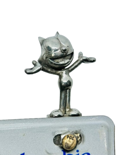 Felix the Cat license plate topper