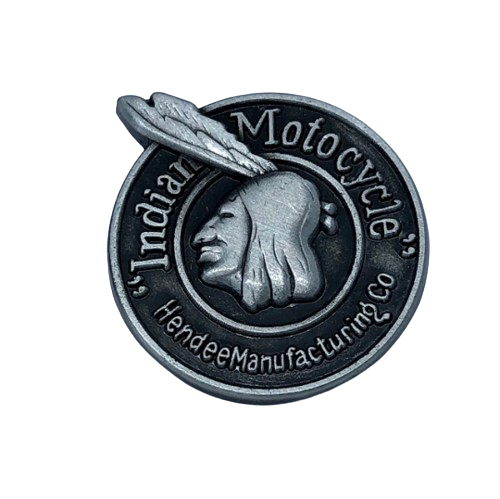 Hendee Indian Motorcycle lapel pin - Vintage style Indian Motocycle badge - Indian Motorcycle pin - Hendee Indian collectible pin