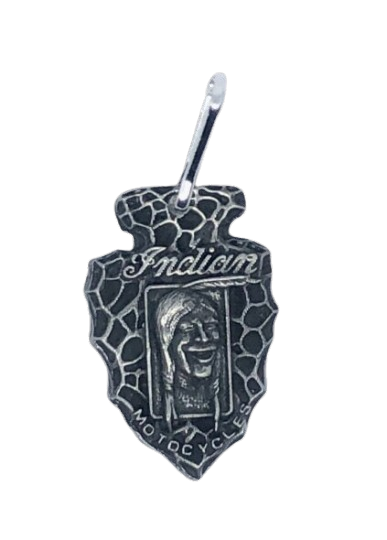 Vintage Hendee Indian watch fob