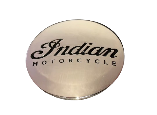 Indian Motorcycle screw-back concho - Indian motorcycle medallion - script style - Gilroy Concho medallion