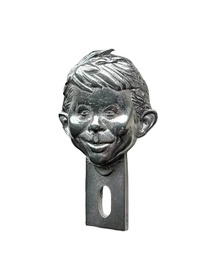 Alfred E Neuman pewter plate top