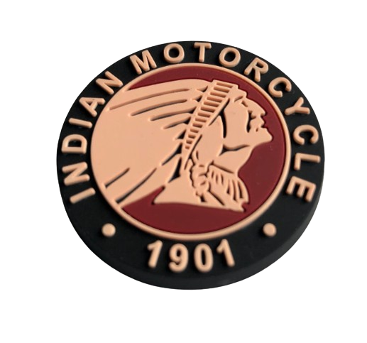 Indian Motorcycle fridge magnets - Indian Motorcycle rubber magnets - Indian Headdress Magnet - Indian Motorcycle Collectible