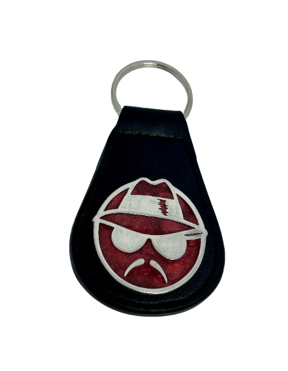 Low Rider - Cholo Man - Lowrider keytag - Chicano keytag - Cholo man key fob - Low Rider Key Ring - Hot Rod Cholo Man Key Ring - Pewter