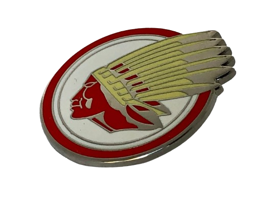 Indian Motorcycle Gilroy motel badge