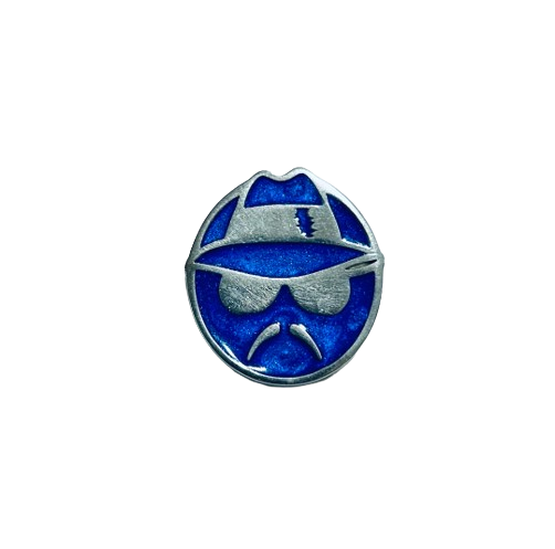 Cholo Man lapel pin - Lowrider lapel badge - Chicano lowrider lapel pi ...