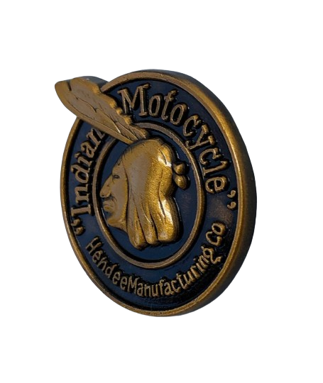 Hendee Indian Motorcycle lapel pin - Vintage style Indian Motocycle badge - Indian Motorcycle pin - Hendee Indian collectible pin