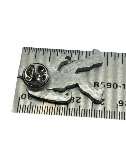 Sasquatch lapel pin - pewter sasquatch badge - Sasquatch pin badge - Sasquatch silver lapel pin