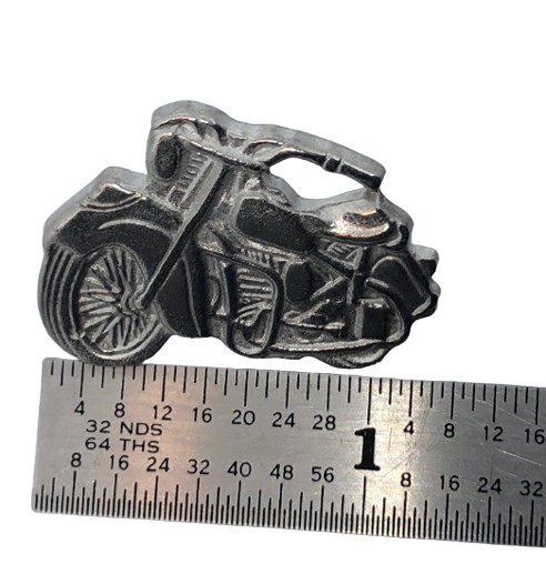 Indian Motorcycle lapel pin - vintage 1970's design - Vintage Indian biker pin - Motorcycle lapel pin made of pewter