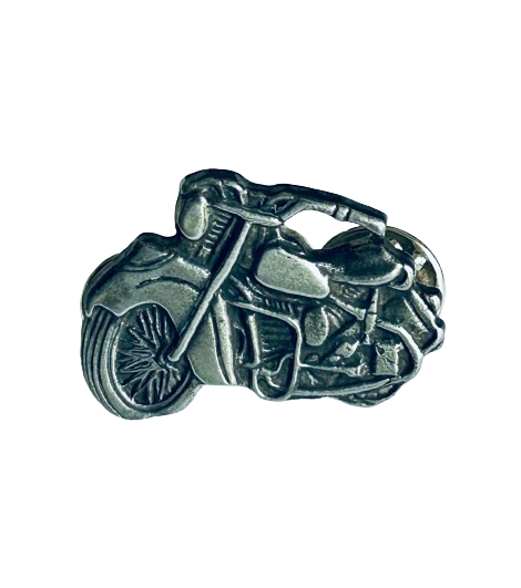 Indian Motorcycle lapel pin - vintage 1970's design - Vintage Indian biker pin - Motorcycle lapel pin made of pewter