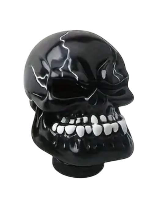 Green or Silver Skull Stick Shift Knob - Skull Shifter knob - Custom skull shift knob