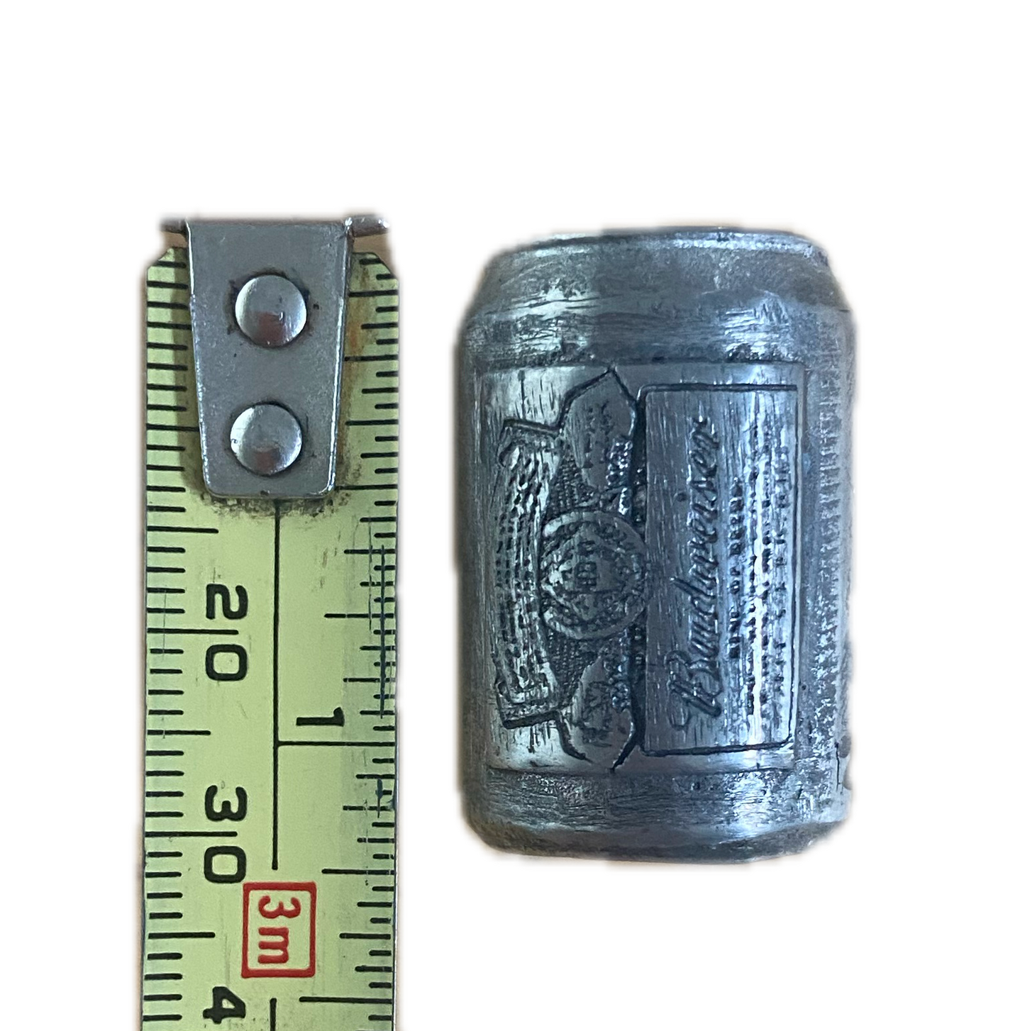 Pewter Beer Can Licence Plate Bolts -- Budweiser, Pabst Blue Ribbon, Lucky Larger -- Car, Truck and Trailer Accessories