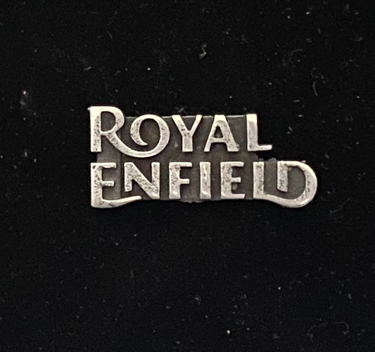 Royal Enfield Script Lapel Pin - Solid Pewter - Indian Motorcycle Riders
