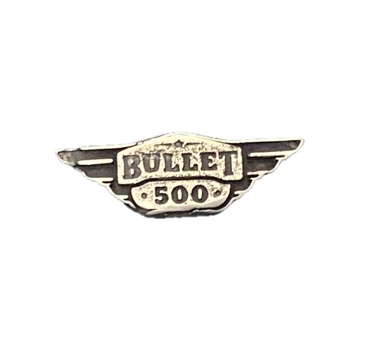 Royal Enfield Winged Bullet 500 Lapel Pin - Solid Pewter - Indian Motorcycle