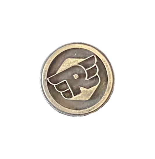 Royal Enfield Round Lapel Pin - Solid Pewter - Indian Motorcycle Riders