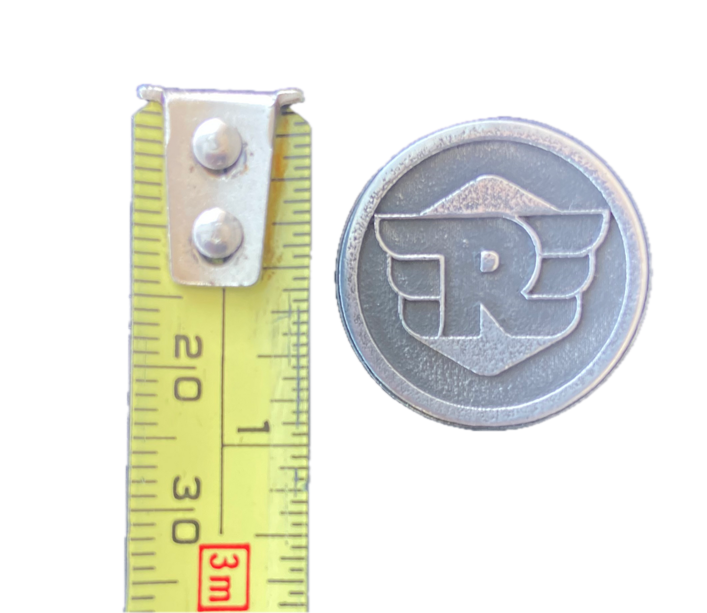 Royal Enfield Round Lapel Pin - Solid Pewter - Indian Motorcycle Riders