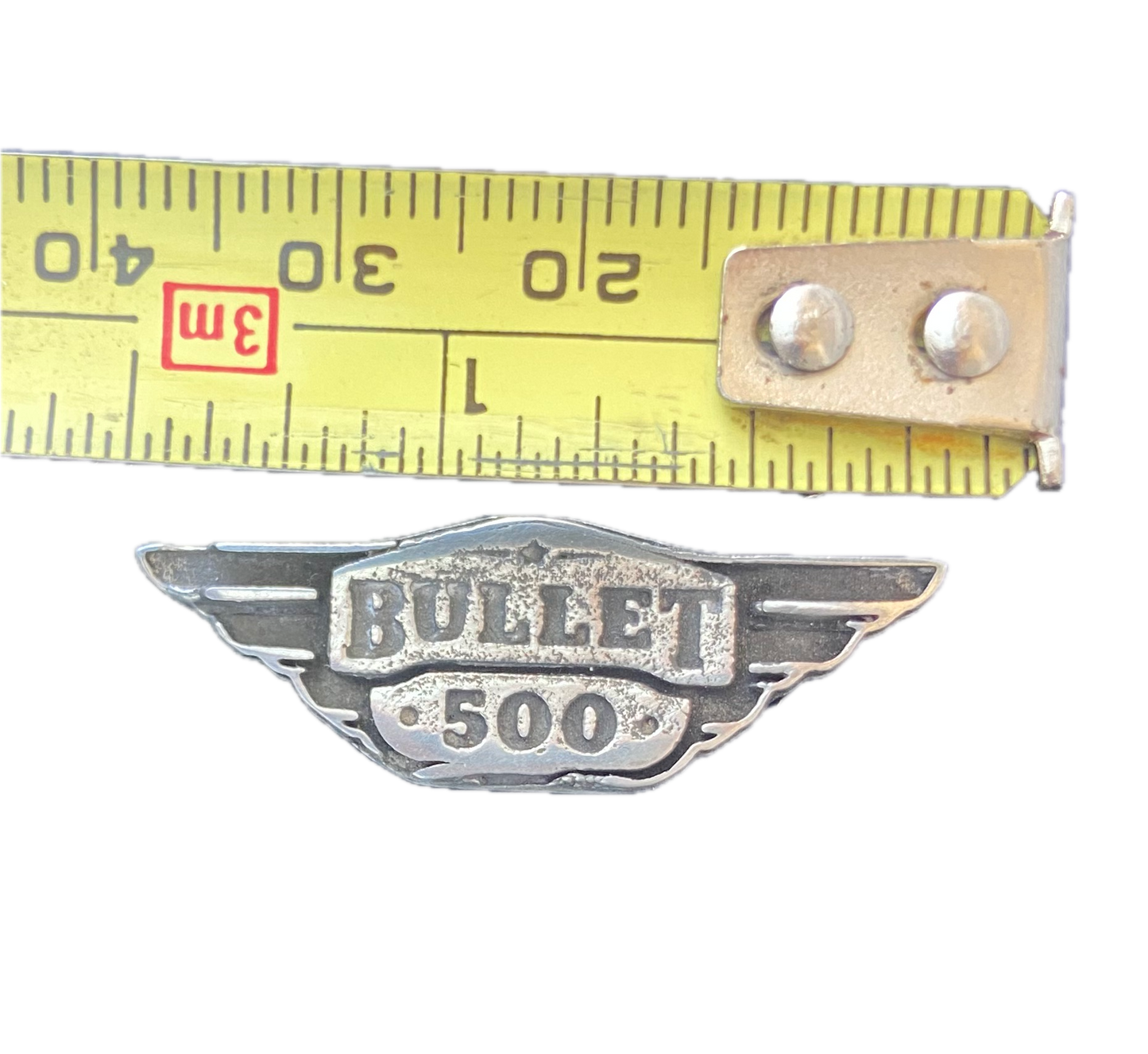 Royal Enfield Winged Bullet 500 Lapel Pin - Solid Pewter - Indian Motorcycle