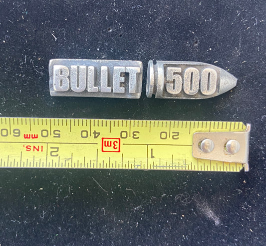 Royal Enfield Bullet 500 Two Piece Lapel Pin - Solid Pewter - Indian Motorcycle