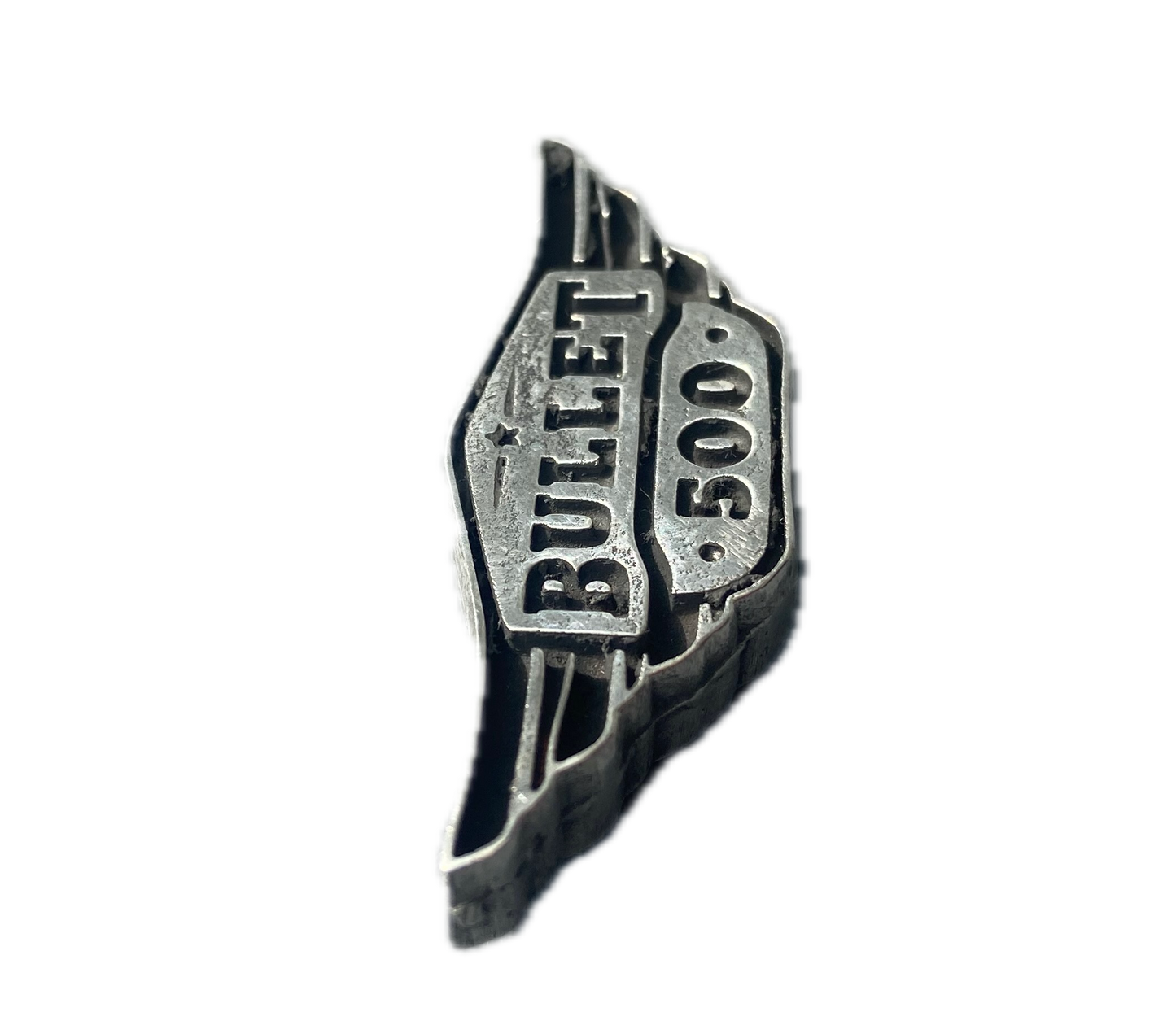 Royal Enfield Winged Bullet 500 Licence Plate Bolt Cover - Solid Pewter - Indian Motorcycle Riders Memorabilia
