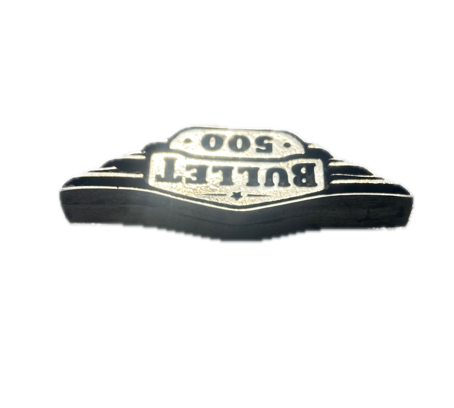 Royal Enfield Winged Bullet 500 Licence Plate Bolt Cover - Solid Pewter - Indian Motorcycle Riders Memorabilia