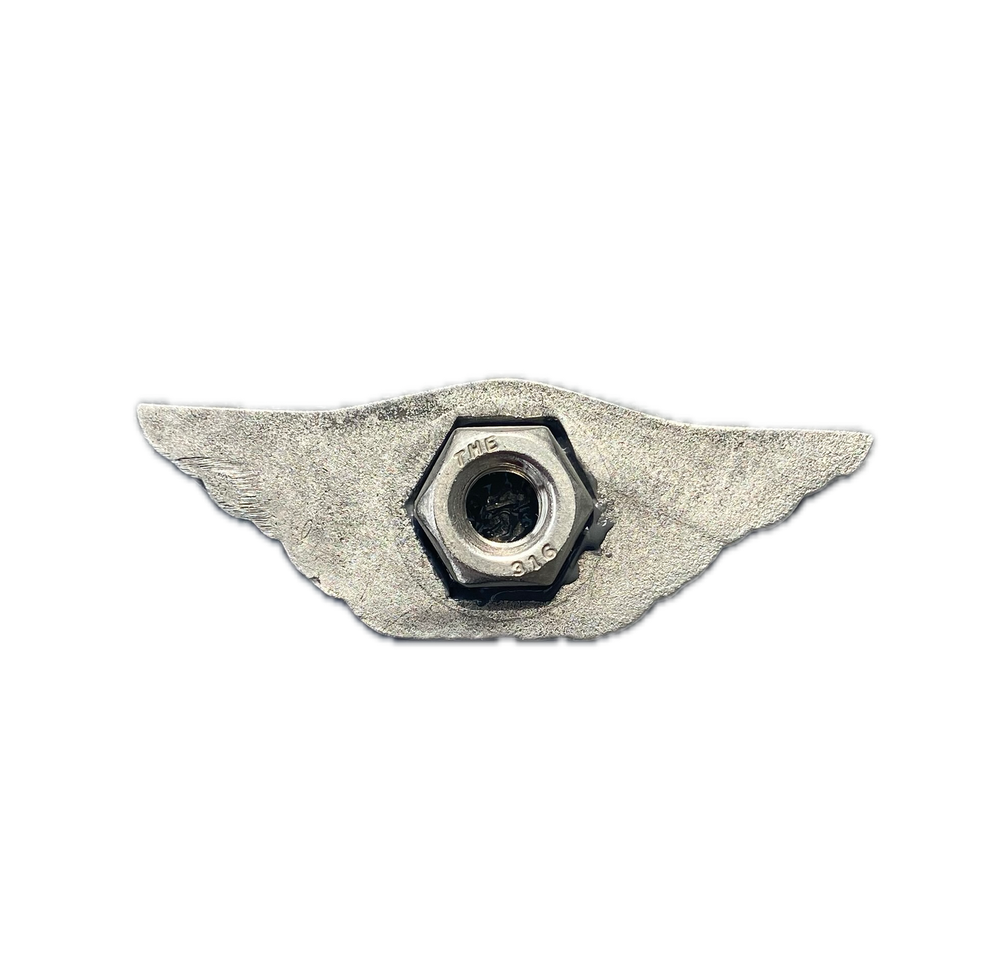 Royal Enfield Winged Bullet 500 Licence Plate Bolt Cover - Solid Pewter - Indian Motorcycle Riders Memorabilia
