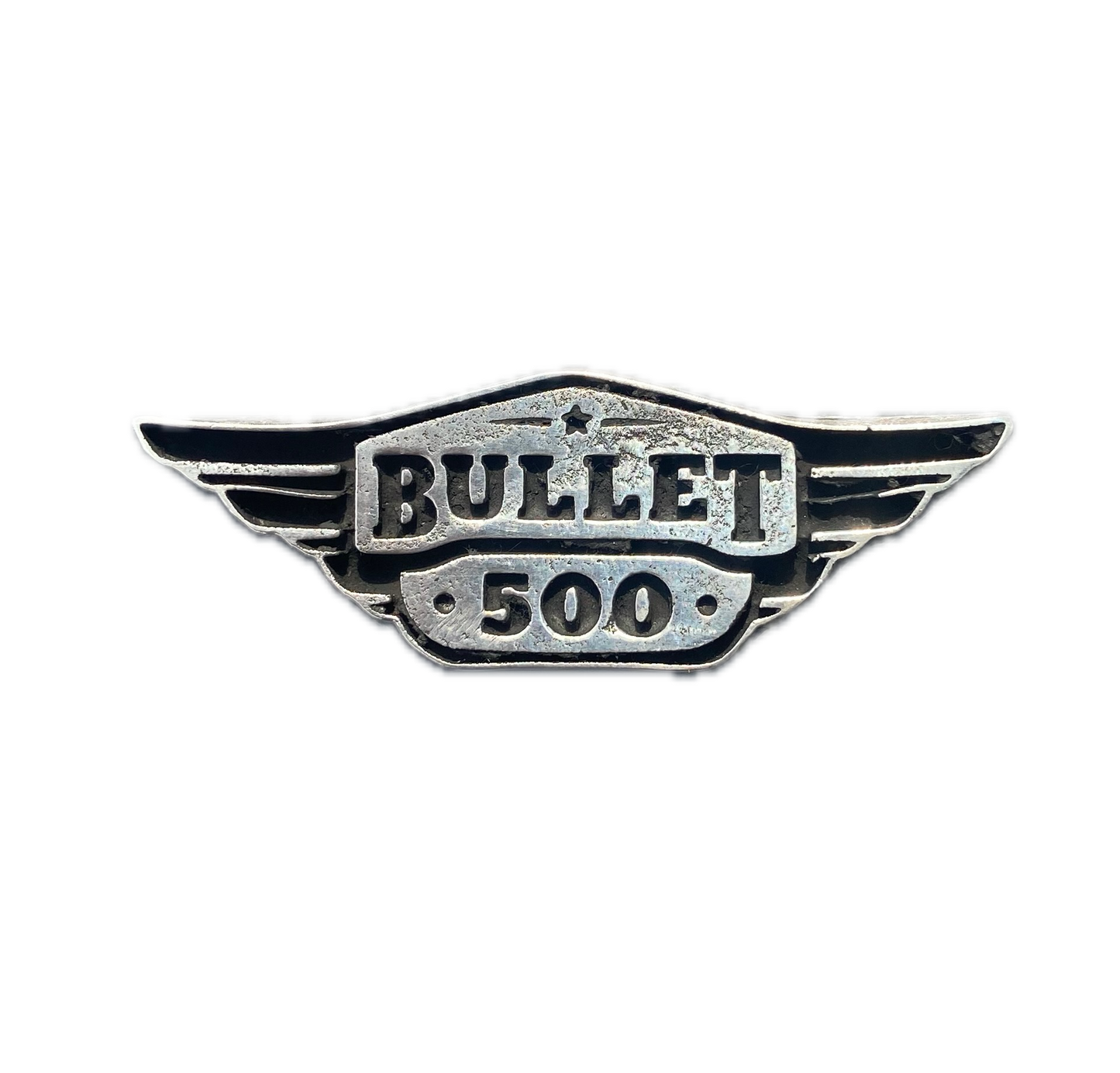 Royal Enfield Winged Bullet 500 Licence Plate Bolt Cover - Solid Pewter - Indian Motorcycle Riders Memorabilia