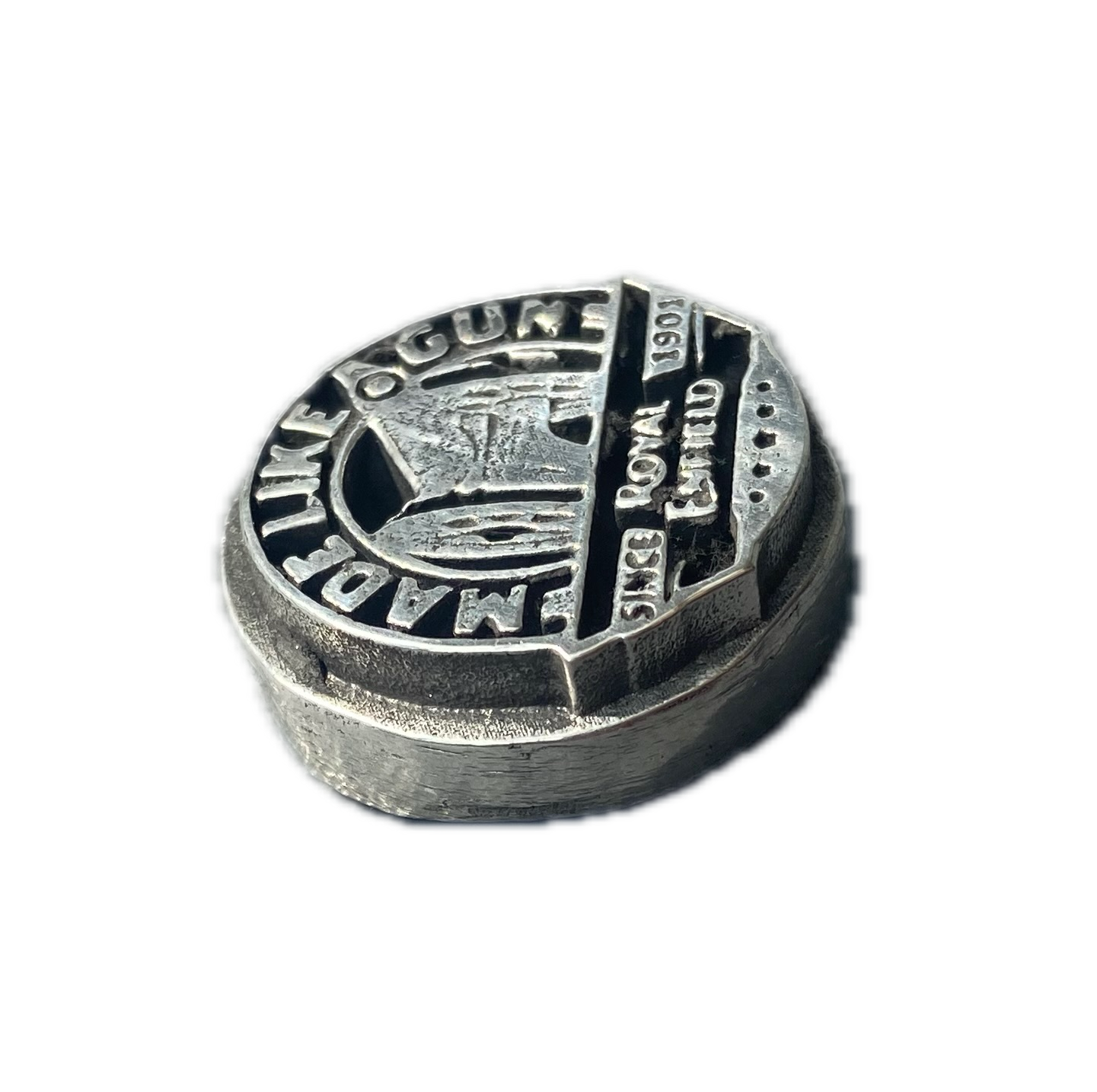 Royal Enfield Made Like a Gun Round Licence Plate Bolt Cover - Indian Motorcycle Rider Accessories