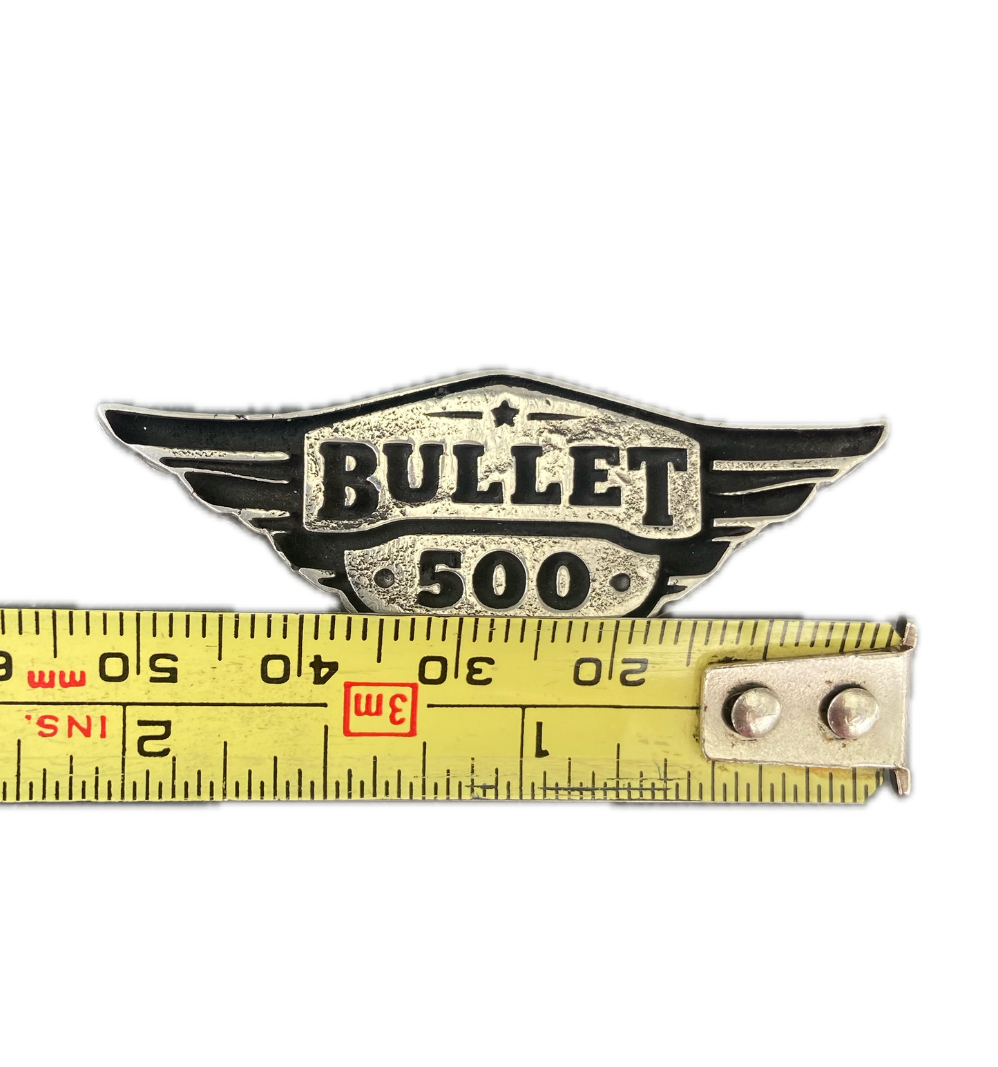 Royal Enfield Winged Bullet 500 Licence Plate Bolt Cover - Solid Pewter - Indian Motorcycle Riders Memorabilia